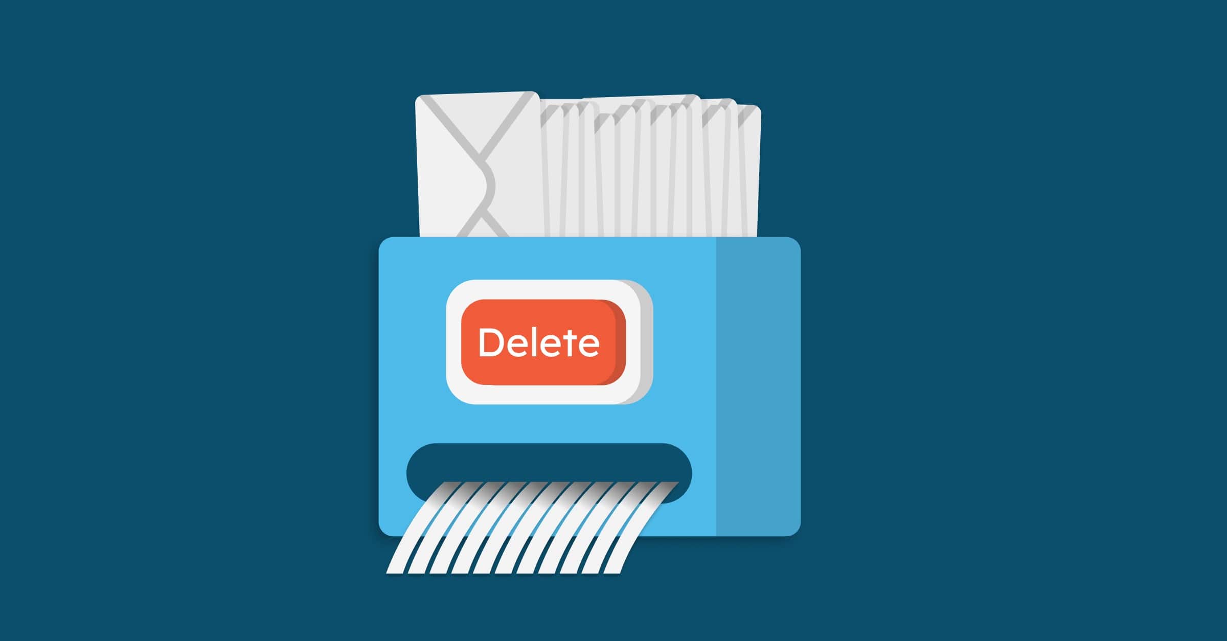 fastest way to delete emails in gmail