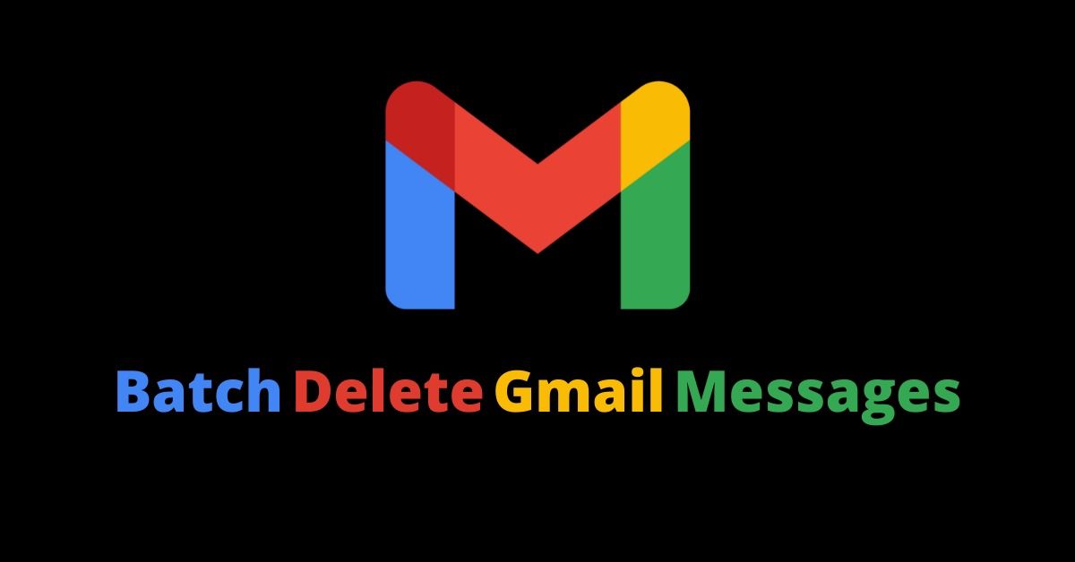 how do i bulk delete emails in gmail