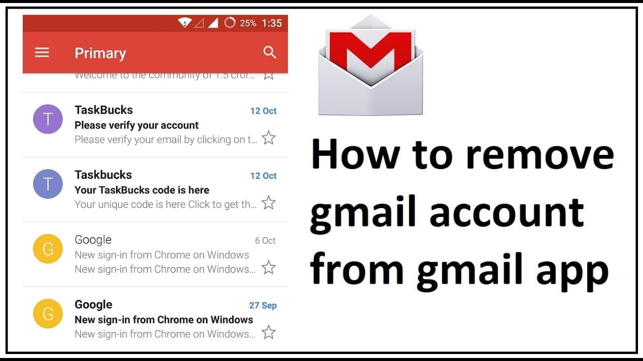 how do i remove old email addresses from gmail