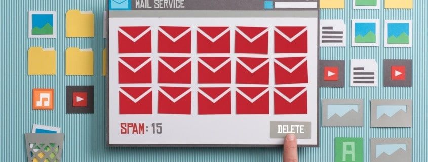 how to delete spam emails in gmail
