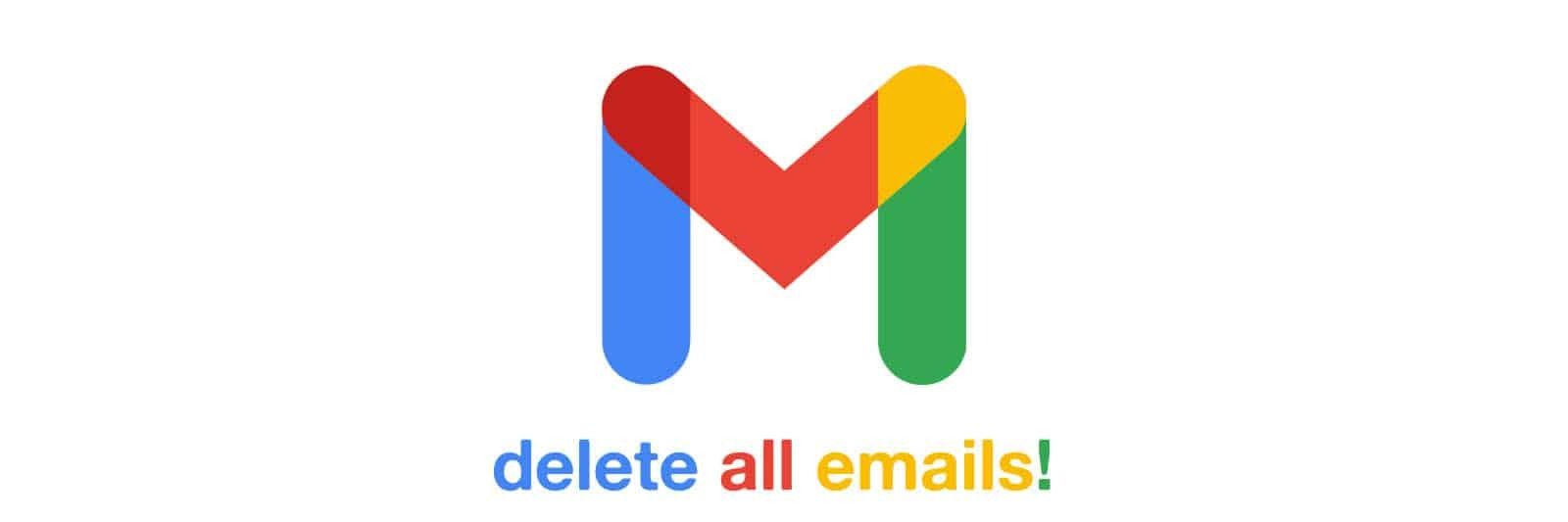 how to mass delete email on gmail