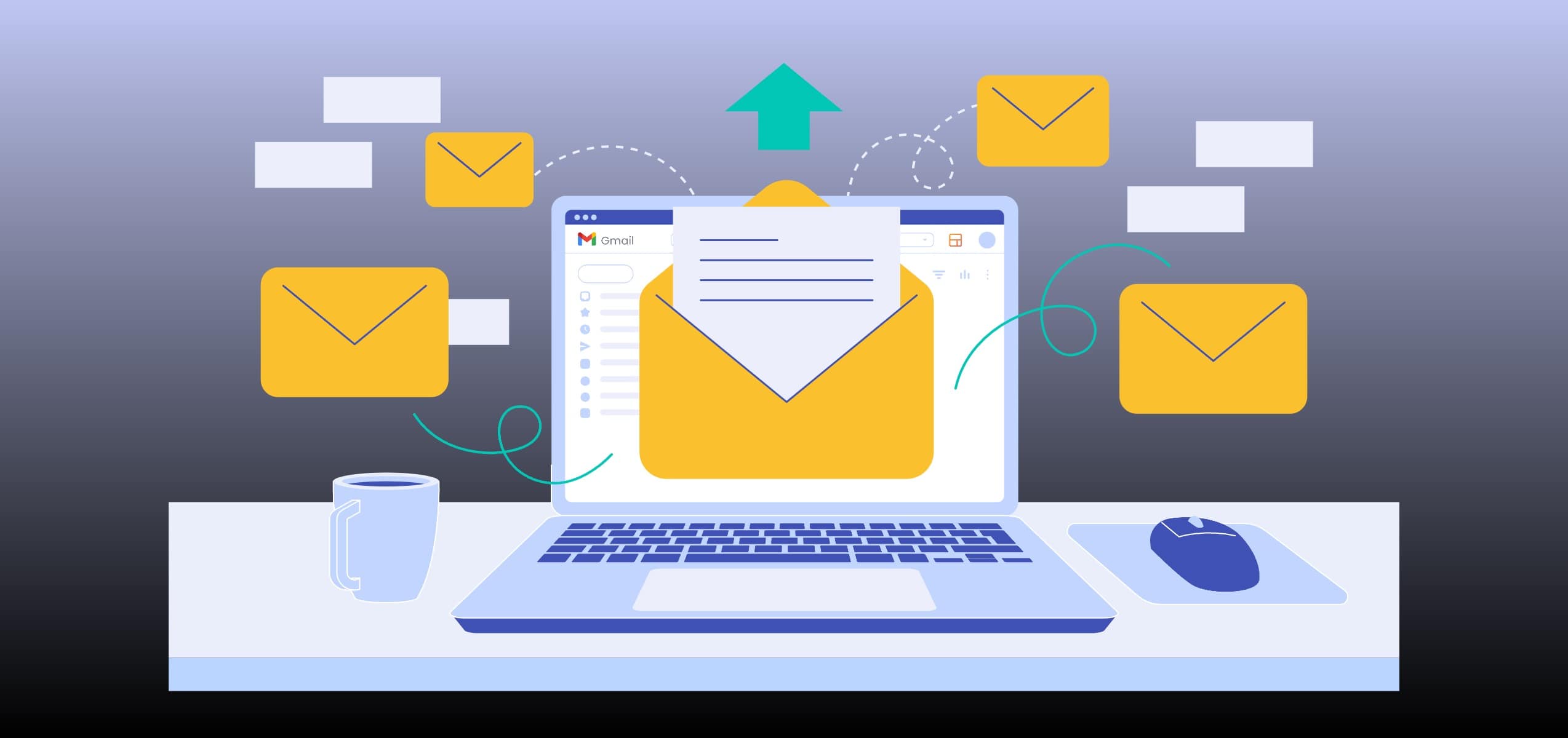 how to organize email in gmail