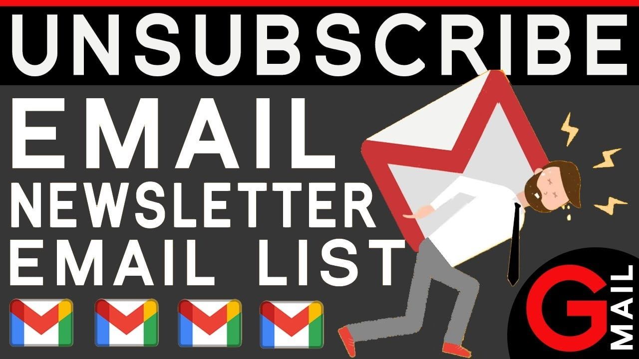 how to unsubscribe mails from Gmail