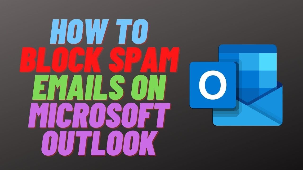 spam emails in outlook