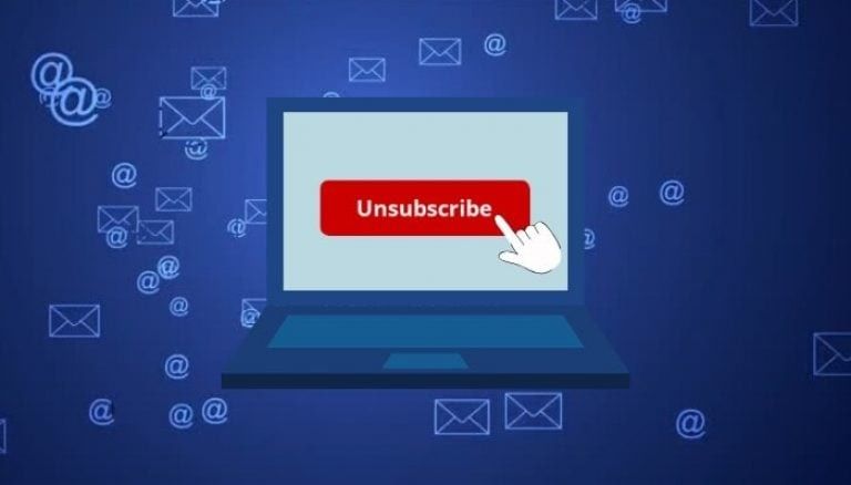 unsubscribe from emails in gmail